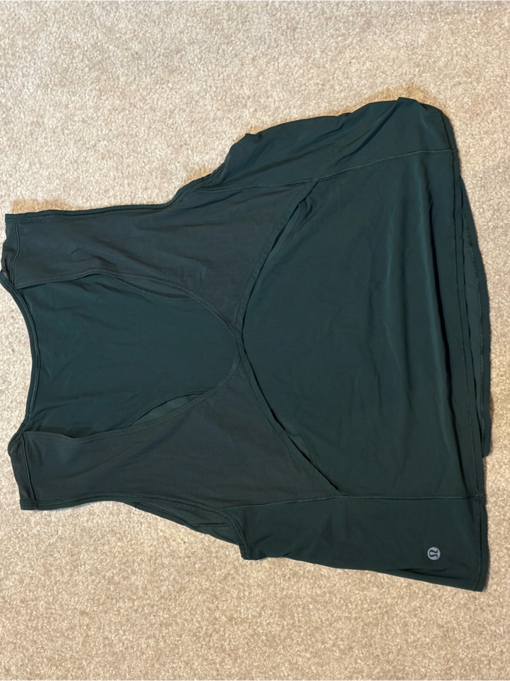 Lululemon women’s sculpt size 12 rainforest green tank